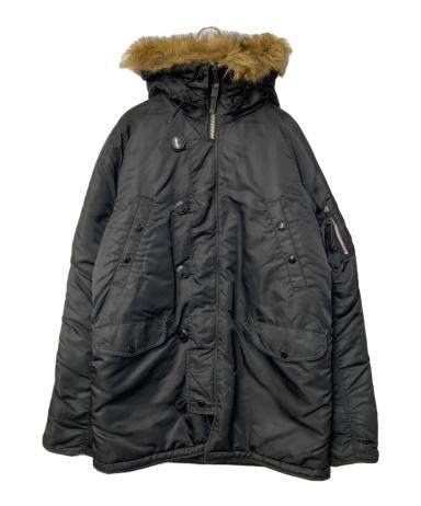 中古・古着通販】ALPHA (アルファ) N-3B フライトジャケット ブラック