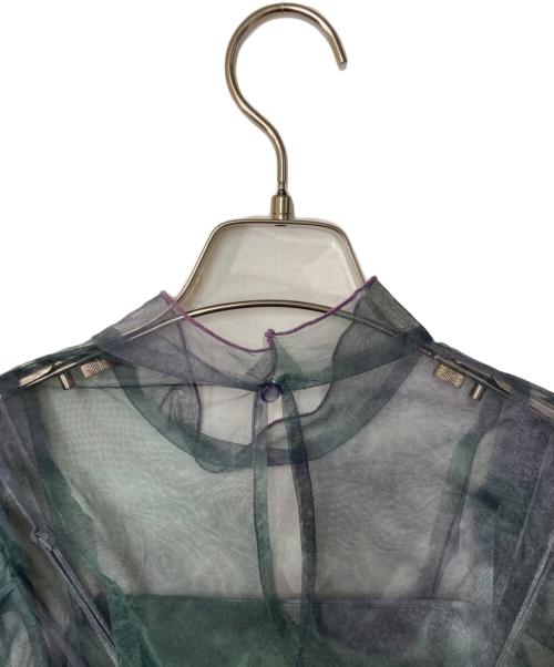 COCODEAL（ココディール）COCODEAL (ココディール) アートプリントレイヤー2ピースワンピース グリーン サイズ:1の古着・服飾アイテム