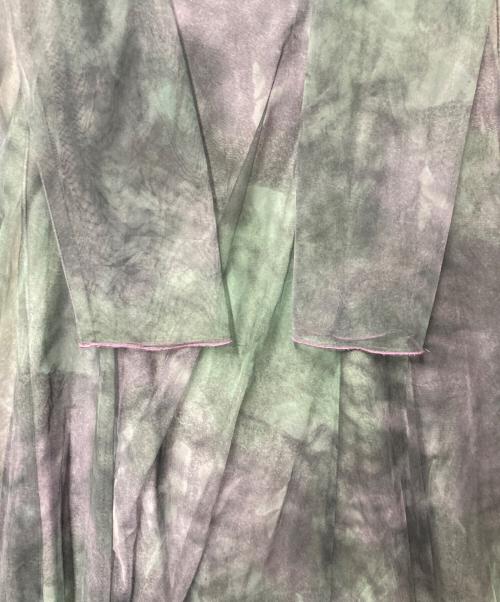 COCODEAL（ココディール）COCODEAL (ココディール) アートプリントレイヤー2ピースワンピース グリーン サイズ:1の古着・服飾アイテム