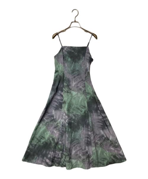 COCODEAL（ココディール）COCODEAL (ココディール) アートプリントレイヤー2ピースワンピース グリーン サイズ:1の古着・服飾アイテム