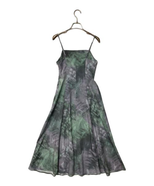 COCODEAL（ココディール）COCODEAL (ココディール) アートプリントレイヤー2ピースワンピース グリーン サイズ:1の古着・服飾アイテム