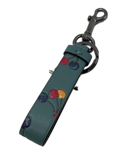 COACH（コーチ）COACH (コーチ) キーリング ブルーの古着・服飾アイテム