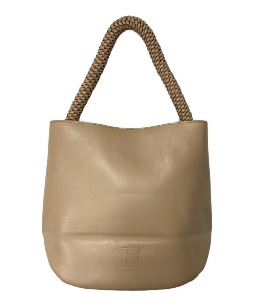 HIROFU（ヒロフ）HIROFU (ヒロフ) ハンドバッグ ベージュの古着・服飾アイテム