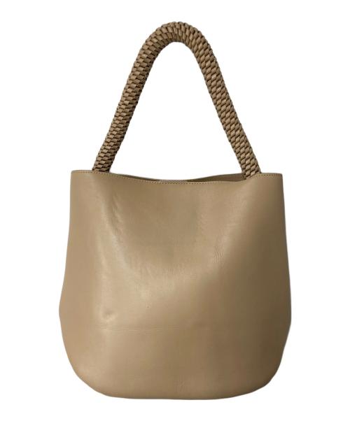 HIROFU（ヒロフ）HIROFU (ヒロフ) ハンドバッグ ベージュの古着・服飾アイテム