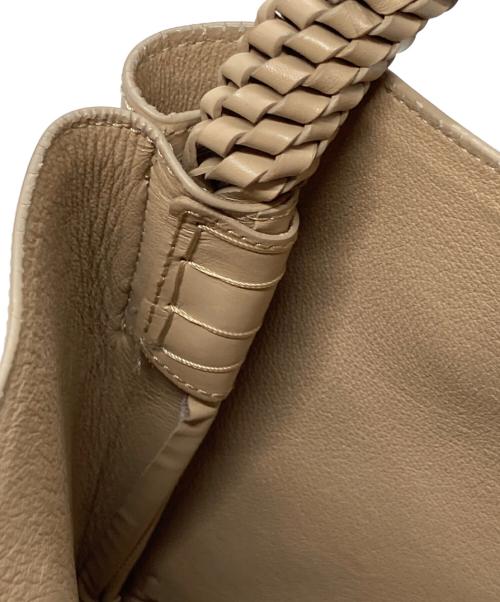 HIROFU（ヒロフ）HIROFU (ヒロフ) ハンドバッグ ベージュの古着・服飾アイテム