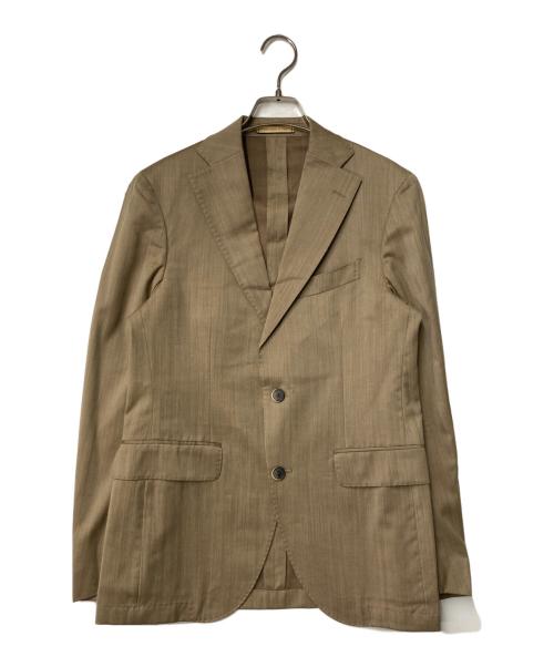 FRATELLI TALLIA DI DELFINO（フラテッリ・タリア・ディ・デルフィノ）FRATELLI TALLIA DI DELFINO (フラテッリ・タリア・ディ・デルフィノ) 2Bスーツ Honey Way LATORRE ブラウン サイズ:44の古着・服飾アイテム