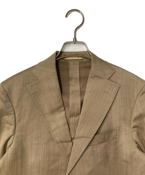 FRATELLI TALLIA DI DELFINO（フラテッリ・タリア・ディ・デルフィノ）FRATELLI TALLIA DI DELFINO (フラテッリ・タリア・ディ・デルフィノ) 2Bスーツ Honey Way LATORRE ブラウン サイズ:44の古着・服飾アイテム