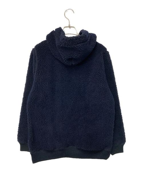 Gymphlex（ジムフレックス）Gymphlex (ジムフレックス) ジップアップフードボアジャケット ネイビー サイズ:14の古着・服飾アイテム