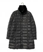 WEEKEND Max Maraウィークエンド マックスマーラ）の古着「ファー中綿ロングコート」｜ダークグレー