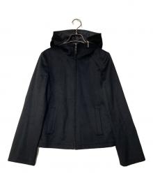 'S Max Mara（エスマックスマーラ）の古着「カシミヤ混リバーシブルフーデッドジャケット」｜ブラック