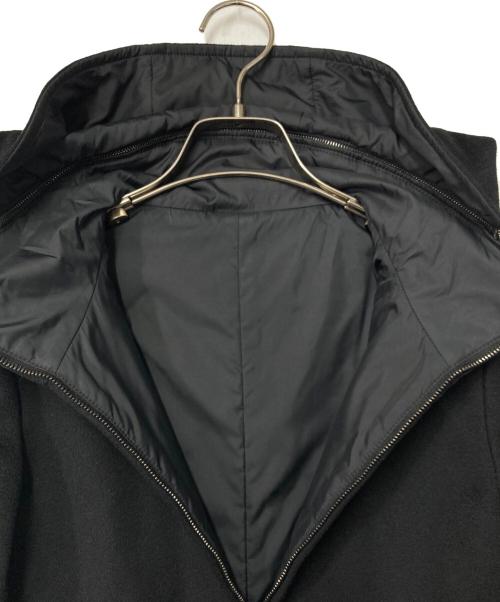 'S Max Mara（エスマックスマーラ）'S Max Mara (エスマックスマーラ) カシミヤ混リバーシブルフーデッドジャケット ブラック サイズ:J36の古着・服飾アイテム