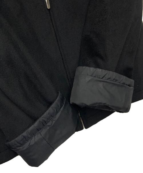 'S Max Mara（エスマックスマーラ）'S Max Mara (エスマックスマーラ) カシミヤ混リバーシブルフーデッドジャケット ブラック サイズ:J36の古着・服飾アイテム