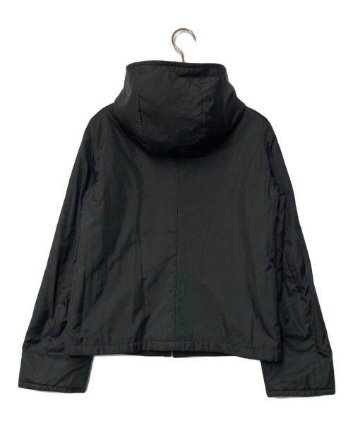 'S Max Mara（エスマックスマーラ）'S Max Mara (エスマックスマーラ) カシミヤ混リバーシブルフーデッドジャケット ブラック サイズ:J36の古着・服飾アイテム