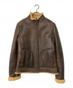 quattrocchi×International Gallery BEAMSクアトロッキ×インターナショナルギャラリービームス）の古着「ムートンジャケット」｜ブラウン