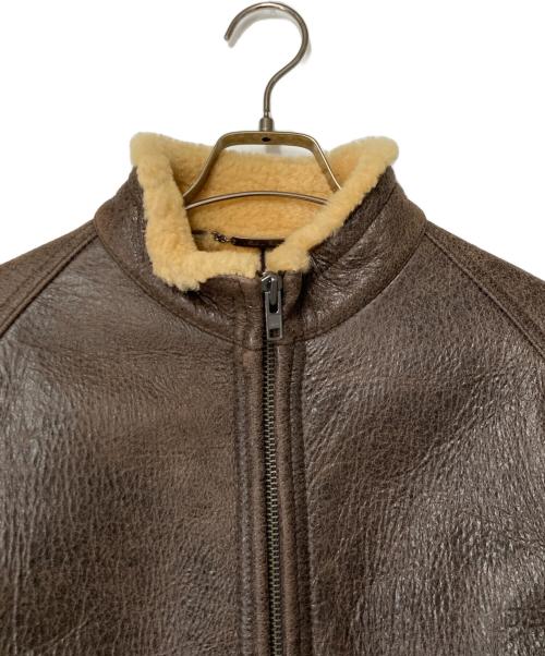 quattrocchi（クアトロッキ）quattrocchi (クアトロッキ) International Gallery BEAMS (インターナショナルギャラリービームス) ムートンジャケット ブラウン サイズ:48の古着・服飾アイテム
