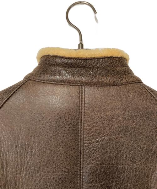 quattrocchi（クアトロッキ）quattrocchi (クアトロッキ) International Gallery BEAMS (インターナショナルギャラリービームス) ムートンジャケット ブラウン サイズ:48の古着・服飾アイテム