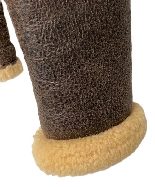 quattrocchi（クアトロッキ）quattrocchi (クアトロッキ) International Gallery BEAMS (インターナショナルギャラリービームス) ムートンジャケット ブラウン サイズ:48の古着・服飾アイテム