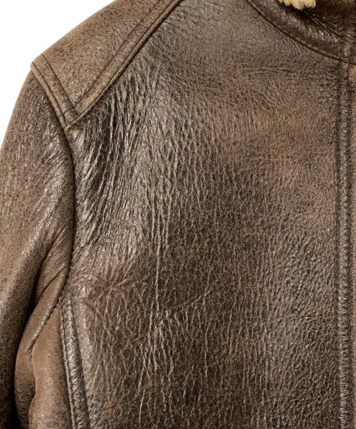 quattrocchi（クアトロッキ）quattrocchi (クアトロッキ) International Gallery BEAMS (インターナショナルギャラリービームス) ムートンジャケット ブラウン サイズ:48の古着・服飾アイテム