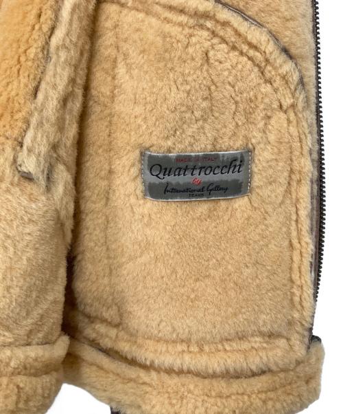 quattrocchi（クアトロッキ）quattrocchi (クアトロッキ) International Gallery BEAMS (インターナショナルギャラリービームス) ムートンジャケット ブラウン サイズ:48の古着・服飾アイテム