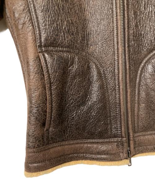 quattrocchi（クアトロッキ）quattrocchi (クアトロッキ) International Gallery BEAMS (インターナショナルギャラリービームス) ムートンジャケット ブラウン サイズ:48の古着・服飾アイテム