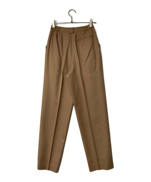 Burberry's（バーバリー）Burberry's (バーバリーズ) ホース刺繍2タックパンツ ベージュ サイズ:Mの古着・服飾アイテム