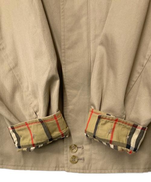Burberry's（バーバリーズ）Burberry's (バーバリーズ) 80's 裏ノバチェックハリントンジャケット ベージュ サイズ:44Rの古着・服飾アイテム