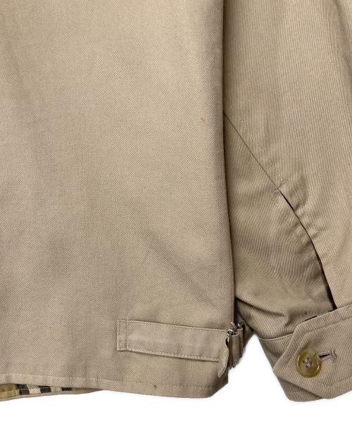 Burberry's（バーバリーズ）Burberry's (バーバリーズ) 80's 裏ノバチェックハリントンジャケット ベージュ サイズ:44Rの古着・服飾アイテム