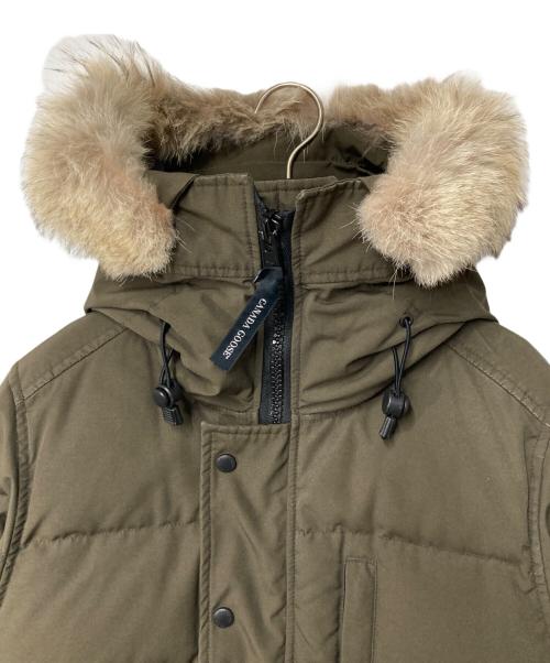 CANADA GOOSE（カナダグース）CANADA GOOSE (カナダグース) CARSON PARKA オリーブ サイズ:Sの古着・服飾アイテム