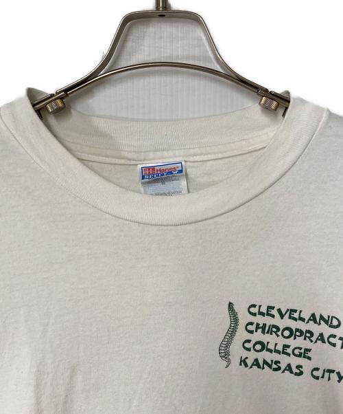 Hanes（ヘインズ）Hanes (ヘインズ) プリントTシャツ ホワイト サイズ:XLの古着・服飾アイテム