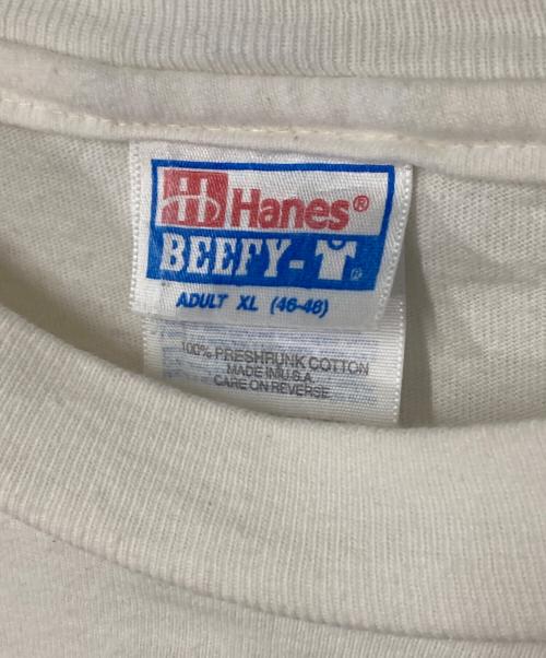 Hanes（ヘインズ）Hanes (ヘインズ) プリントTシャツ ホワイト サイズ:XLの古着・服飾アイテム