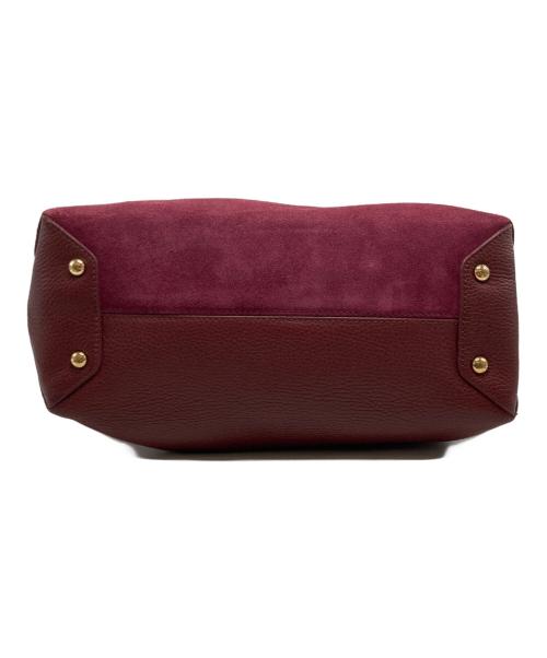 IACUCCI（イアクッチ）IACUCCI (イアクッチ) 2WAY スエード切替 ショルダーバッグ ボルドーの古着・服飾アイテム