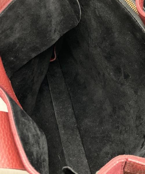 IACUCCI（イアクッチ）IACUCCI (イアクッチ) 2WAY スエード切替 ショルダーバッグ ボルドーの古着・服飾アイテム