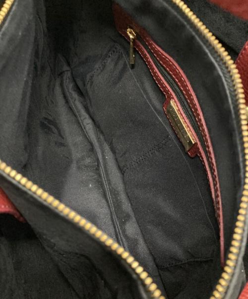 IACUCCI（イアクッチ）IACUCCI (イアクッチ) 2WAY スエード切替 ショルダーバッグ ボルドーの古着・服飾アイテム