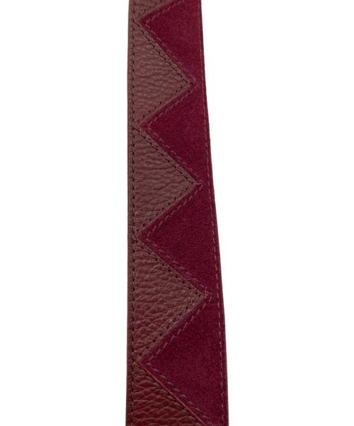 IACUCCI（イアクッチ）IACUCCI (イアクッチ) 2WAY スエード切替 ショルダーバッグ ボルドーの古着・服飾アイテム