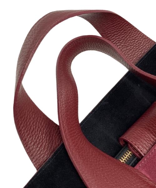 IACUCCI（イアクッチ）IACUCCI (イアクッチ) 2WAY スエード切替 ショルダーバッグ ボルドーの古着・服飾アイテム