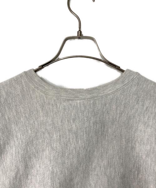 Champion（チャンピオン）Champion (チャンピオン) 二段プリント リバースウィーブスウェット レッド×グレー サイズ:XXLの古着・服飾アイテム