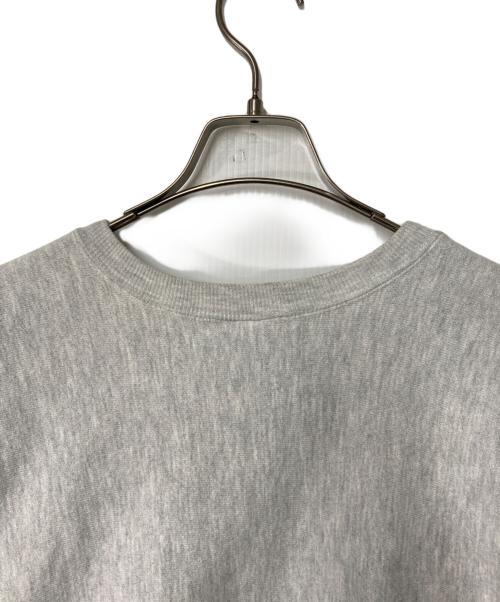 Champion（チャンピオン）Champion (チャンピオン) 二段プリント リバースウィーブスウェット レッド×グレー サイズ:XXLの古着・服飾アイテム