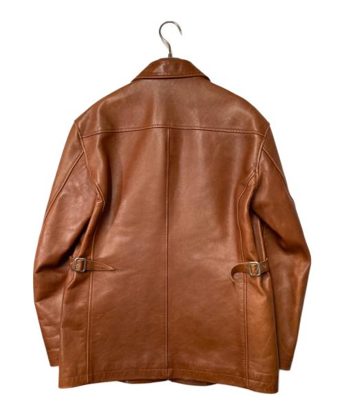 HAROLD'S GEAR（ハロルズギア）HAROLD'S GEAR (ハロルズギア) レザーコート ブラウン サイズ:Ｍの古着・服飾アイテム