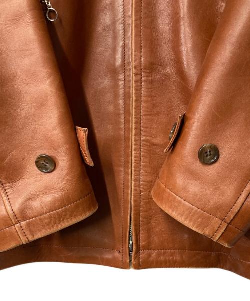 HAROLD'S GEAR（ハロルズギア）HAROLD'S GEAR (ハロルズギア) レザーコート ブラウン サイズ:Ｍの古着・服飾アイテム