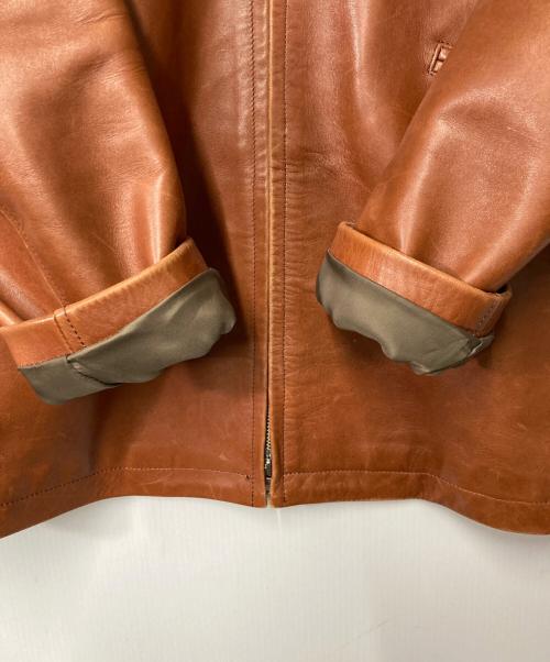 HAROLD'S GEAR（ハロルズギア）HAROLD'S GEAR (ハロルズギア) レザーコート ブラウン サイズ:Ｍの古着・服飾アイテム