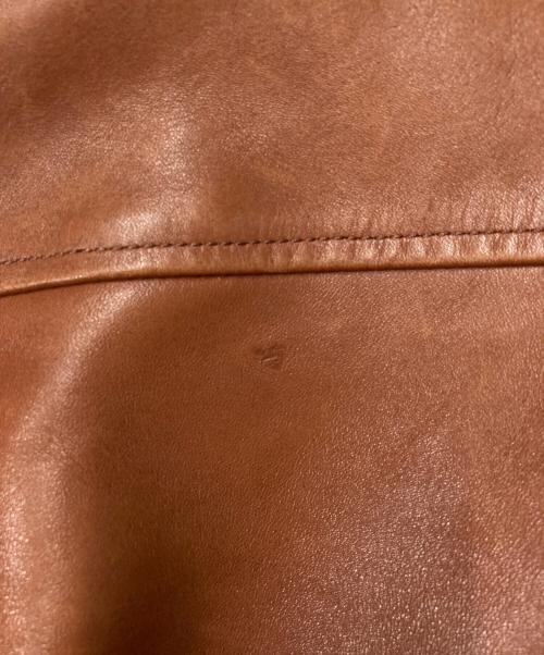 HAROLD'S GEAR（ハロルズギア）HAROLD'S GEAR (ハロルズギア) レザーコート ブラウン サイズ:Ｍの古着・服飾アイテム