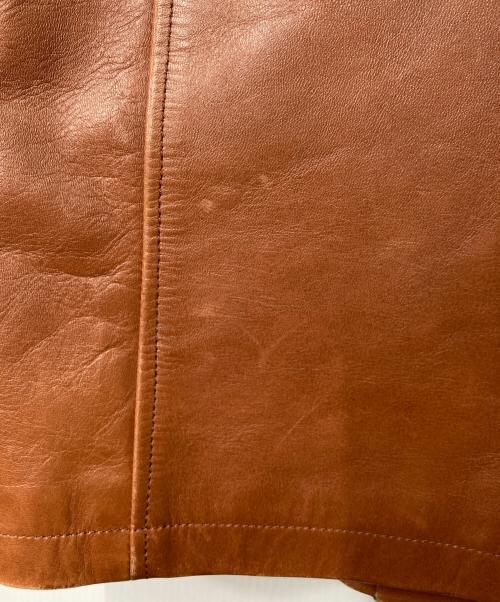 HAROLD'S GEAR（ハロルズギア）HAROLD'S GEAR (ハロルズギア) レザーコート ブラウン サイズ:Ｍの古着・服飾アイテム