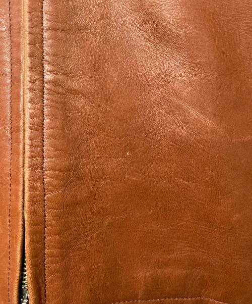 HAROLD'S GEAR（ハロルズギア）HAROLD'S GEAR (ハロルズギア) レザーコート ブラウン サイズ:Ｍの古着・服飾アイテム