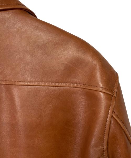 HAROLD'S GEAR（ハロルズギア）HAROLD'S GEAR (ハロルズギア) レザーコート ブラウン サイズ:Ｍの古着・服飾アイテム