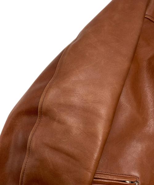 HAROLD'S GEAR（ハロルズギア）HAROLD'S GEAR (ハロルズギア) レザーコート ブラウン サイズ:Ｍの古着・服飾アイテム