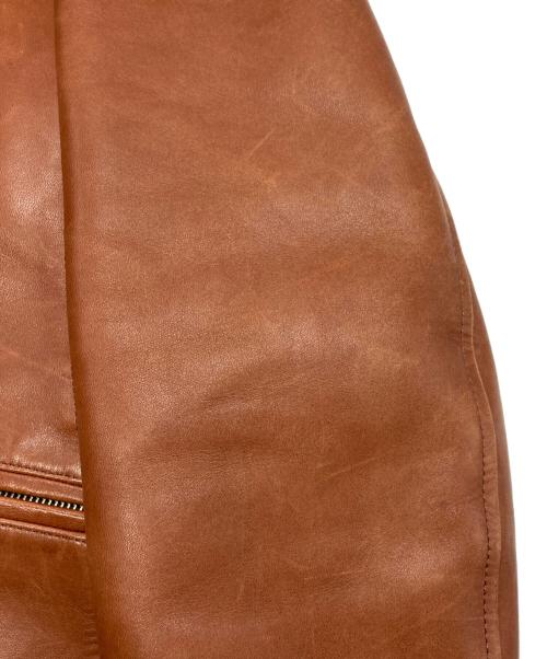 HAROLD'S GEAR（ハロルズギア）HAROLD'S GEAR (ハロルズギア) レザーコート ブラウン サイズ:Ｍの古着・服飾アイテム