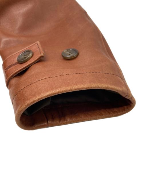HAROLD'S GEAR（ハロルズギア）HAROLD'S GEAR (ハロルズギア) レザーコート ブラウン サイズ:Ｍの古着・服飾アイテム