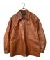 HAROLD'S GEAR（ハロルズギア）の古着「レザーコート」｜ブラウン