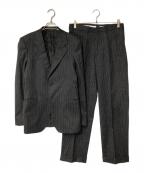 GIORGIO ARMANIジョルジョアルマーニ）の古着「セットアップウールスーツ」｜ブラック