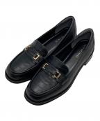 卑弥呼ヒミコ）の古着「スクエアメタルパーツローファ」｜ブラック